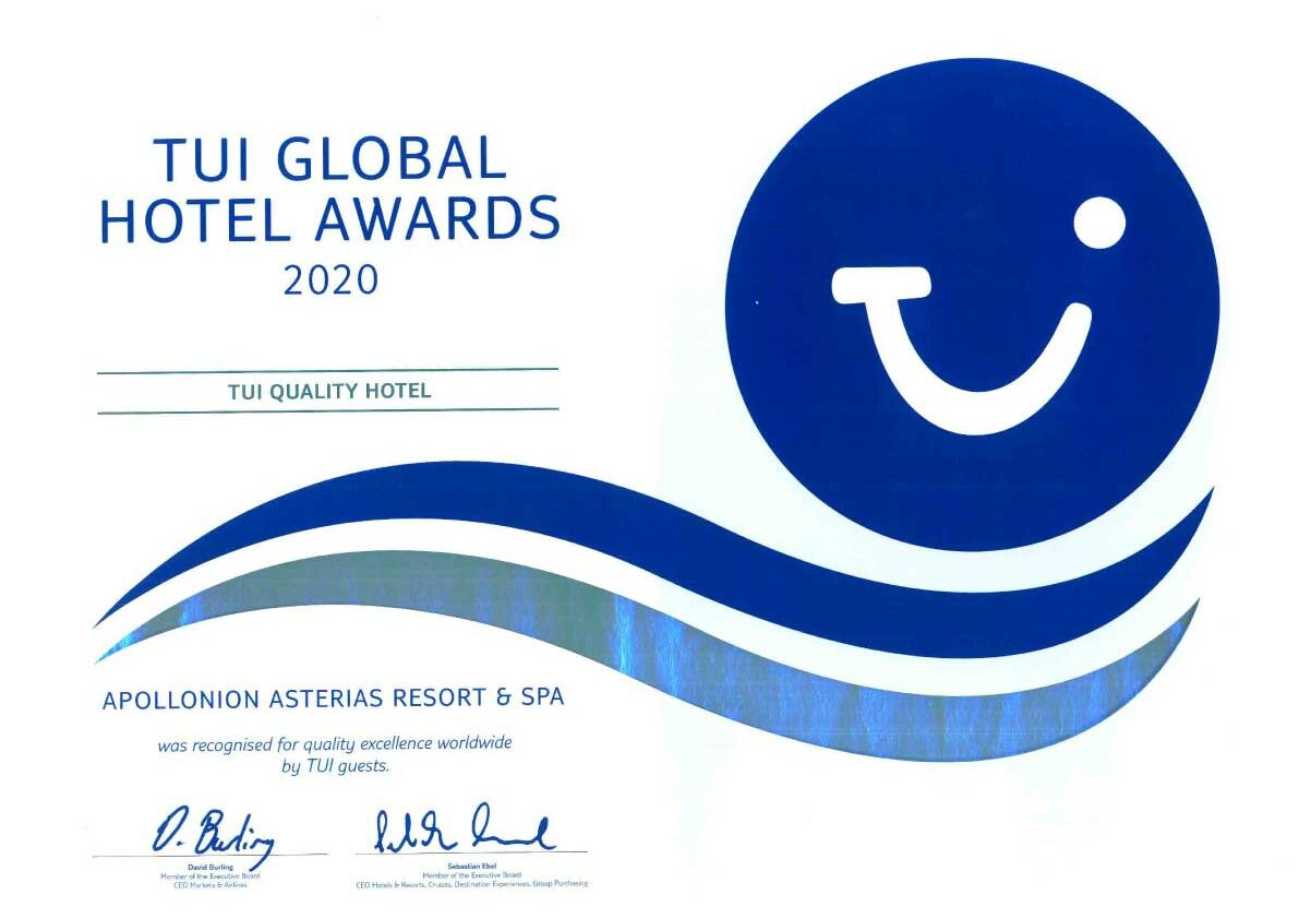 TUI GLOBAL HOTEL AWARDS 2020